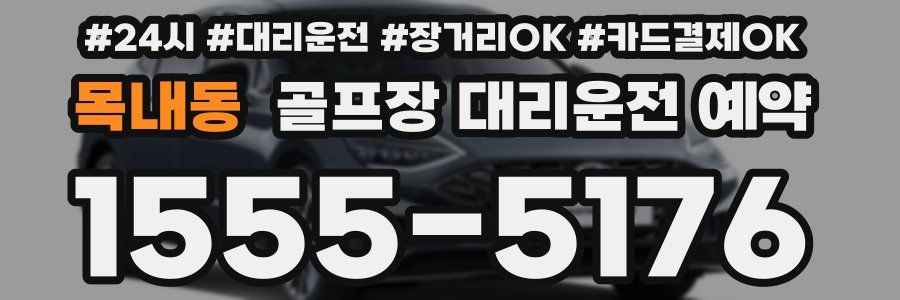 목내동 골프장 대리운전 예약