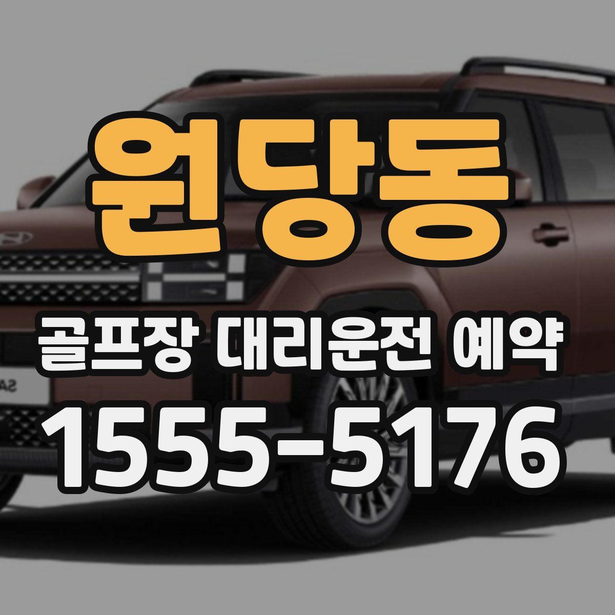 원당동 골프장 대리운전 예약