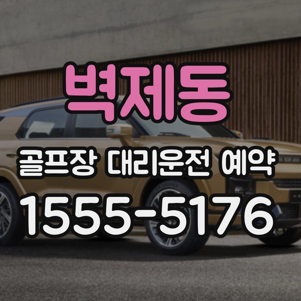 벽제동 골프장 대리운전 예약