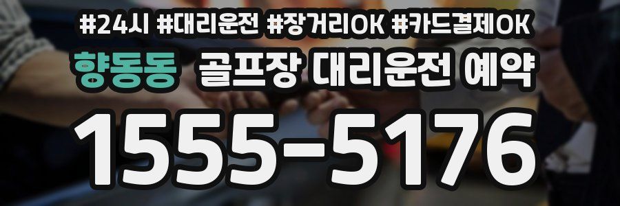 향동동 골프장 대리운전 예약