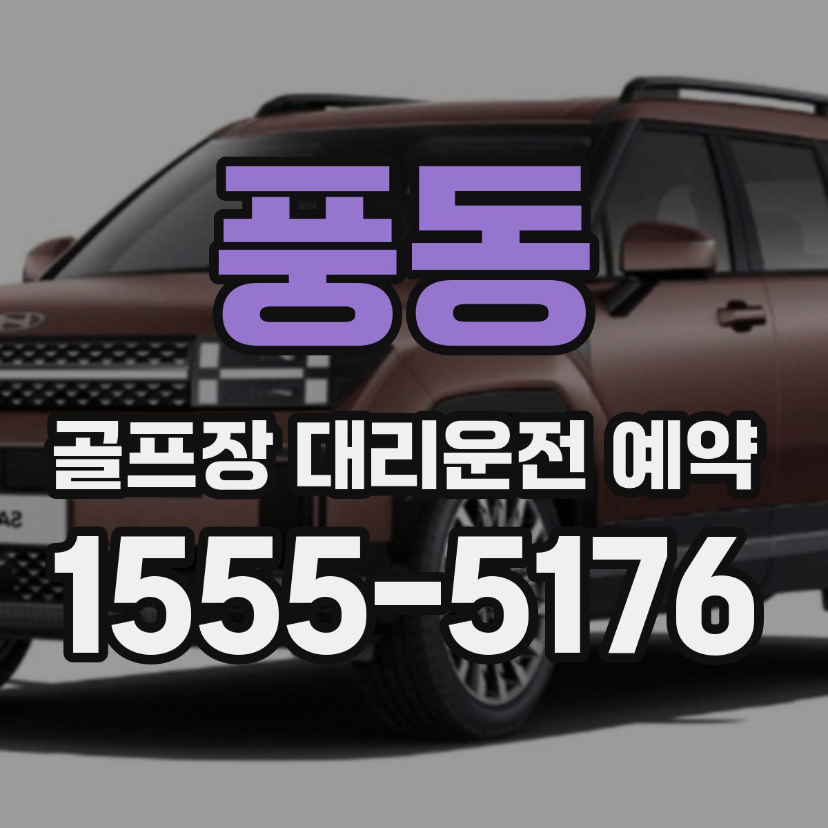 풍동 골프장 대리운전 예약