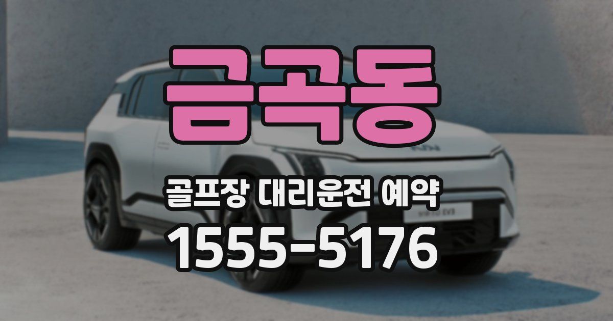 금곡동 골프장 대리운전 예약