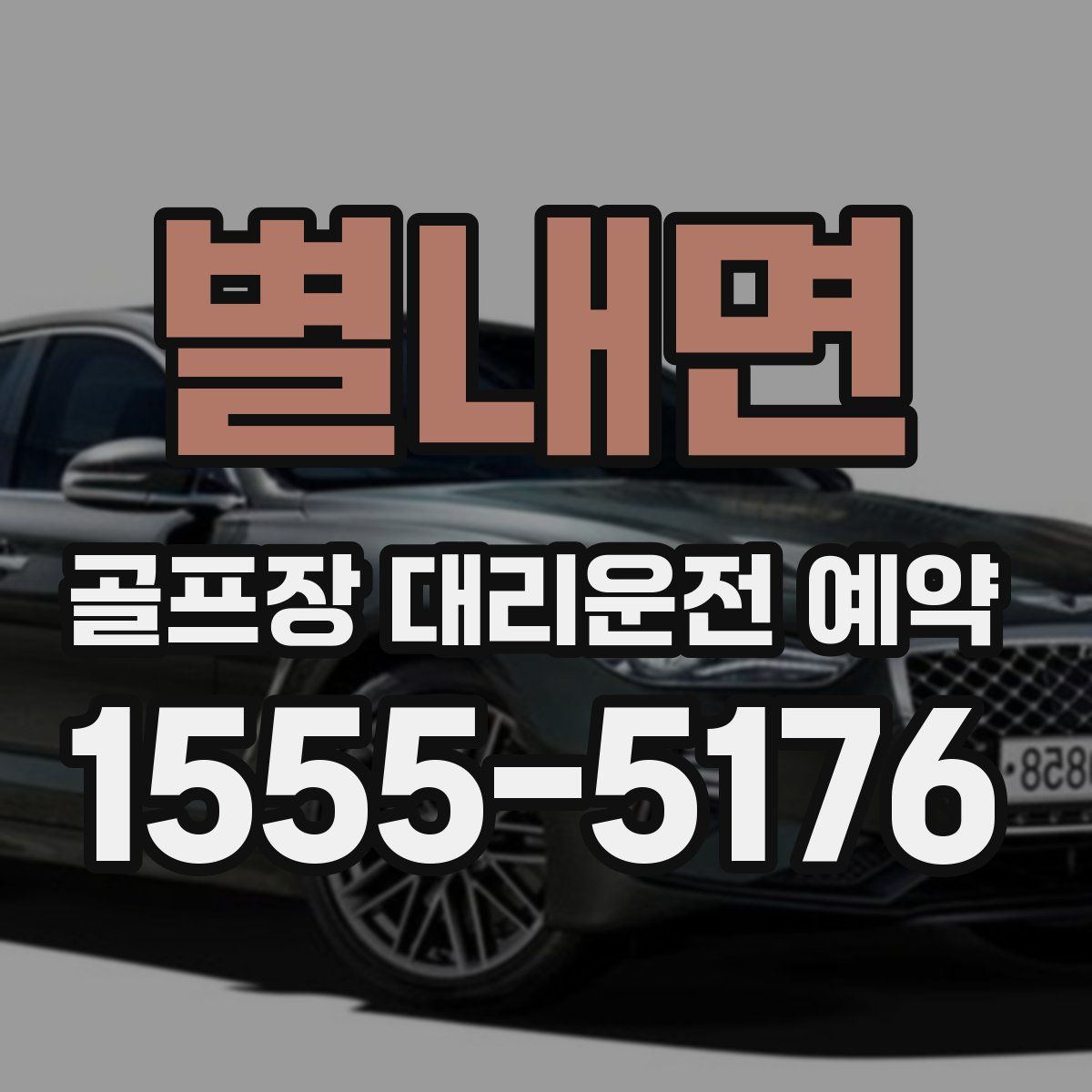 별내면 골프장 대리운전 예약