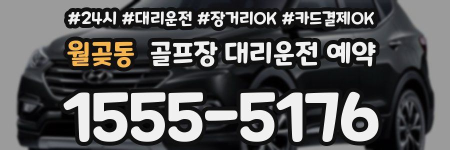 월곶동 골프장 대리운전 예약