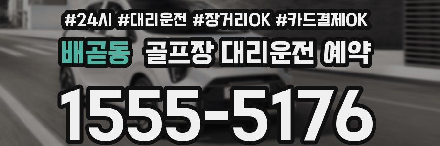 배곧동 골프장 대리운전 예약