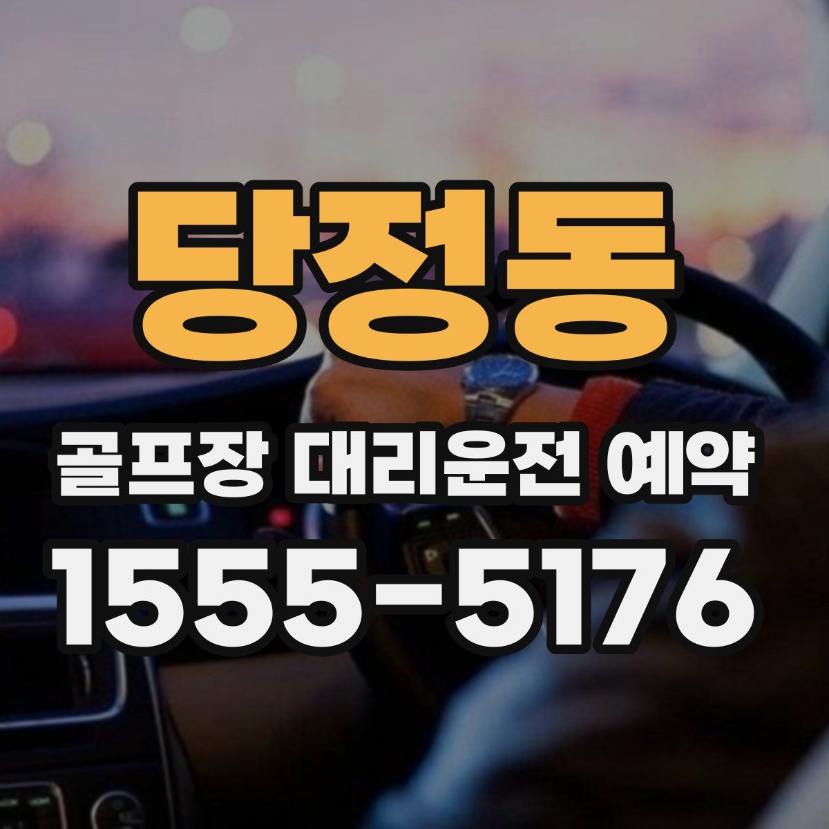 당정동 골프장 대리운전 예약