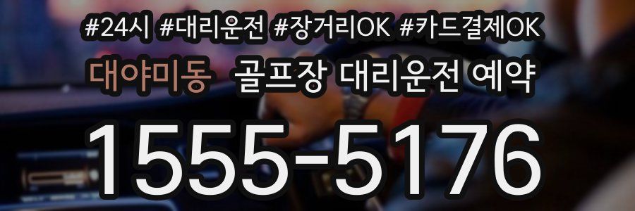 대야미동 골프장 대리운전 예약