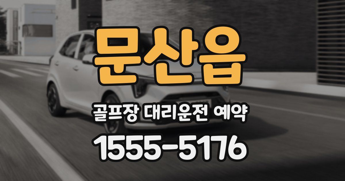 문산읍 골프장 대리운전 예약