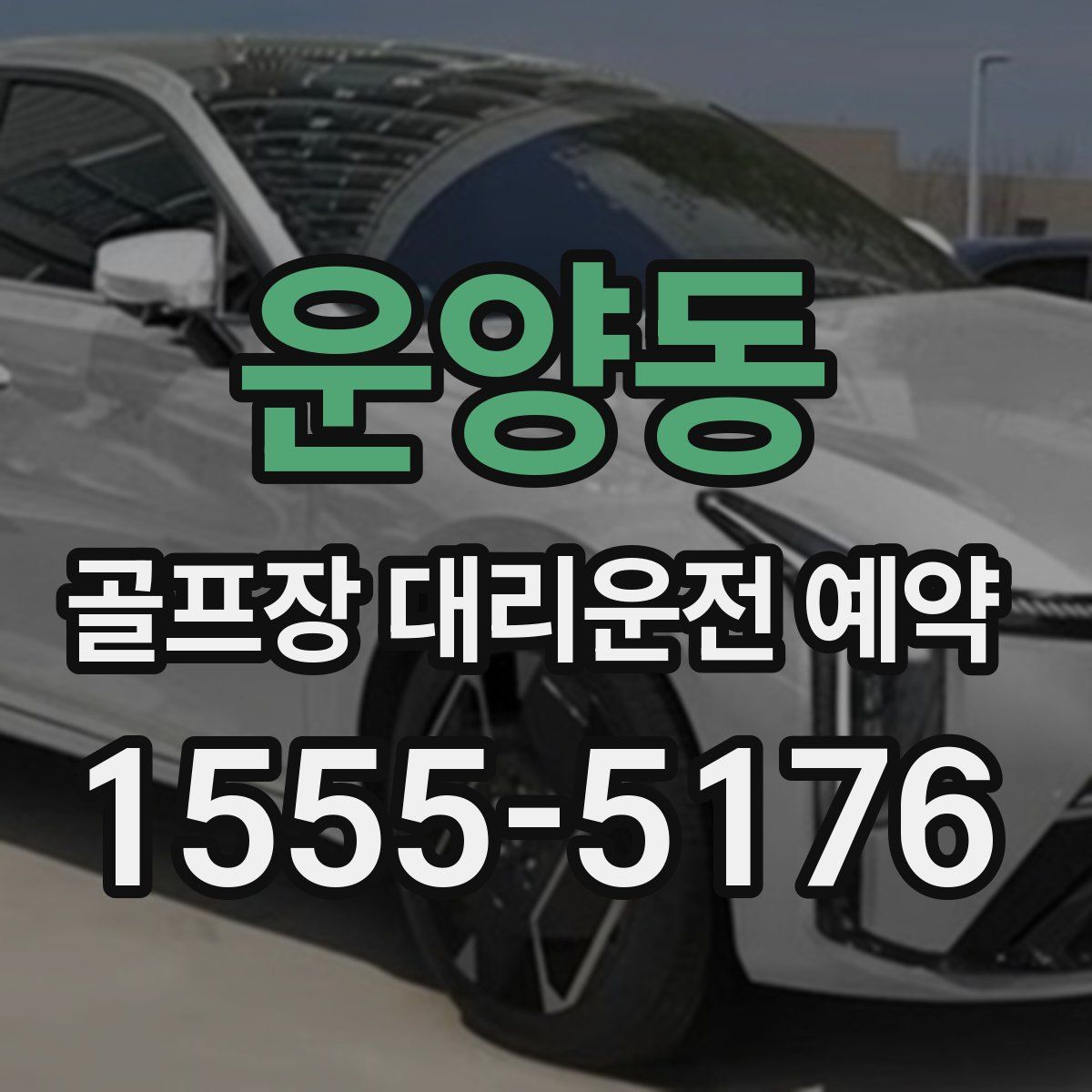 운양동 골프장 대리운전 예약