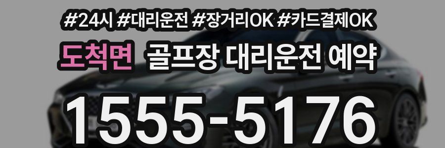 도척면 골프장 대리운전 예약