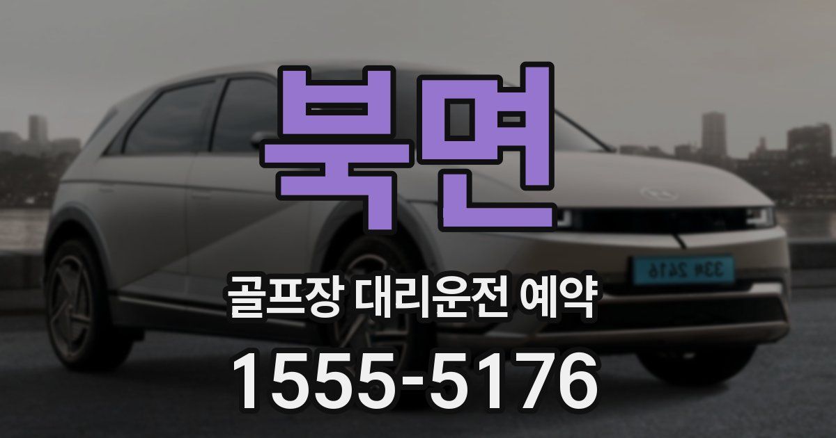 북면 골프장 대리운전 예약