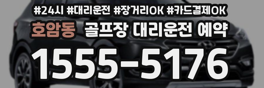 호암동 골프장 대리운전 예약