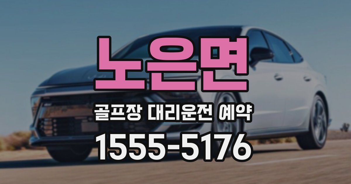 노은면 골프장 대리운전 예약
