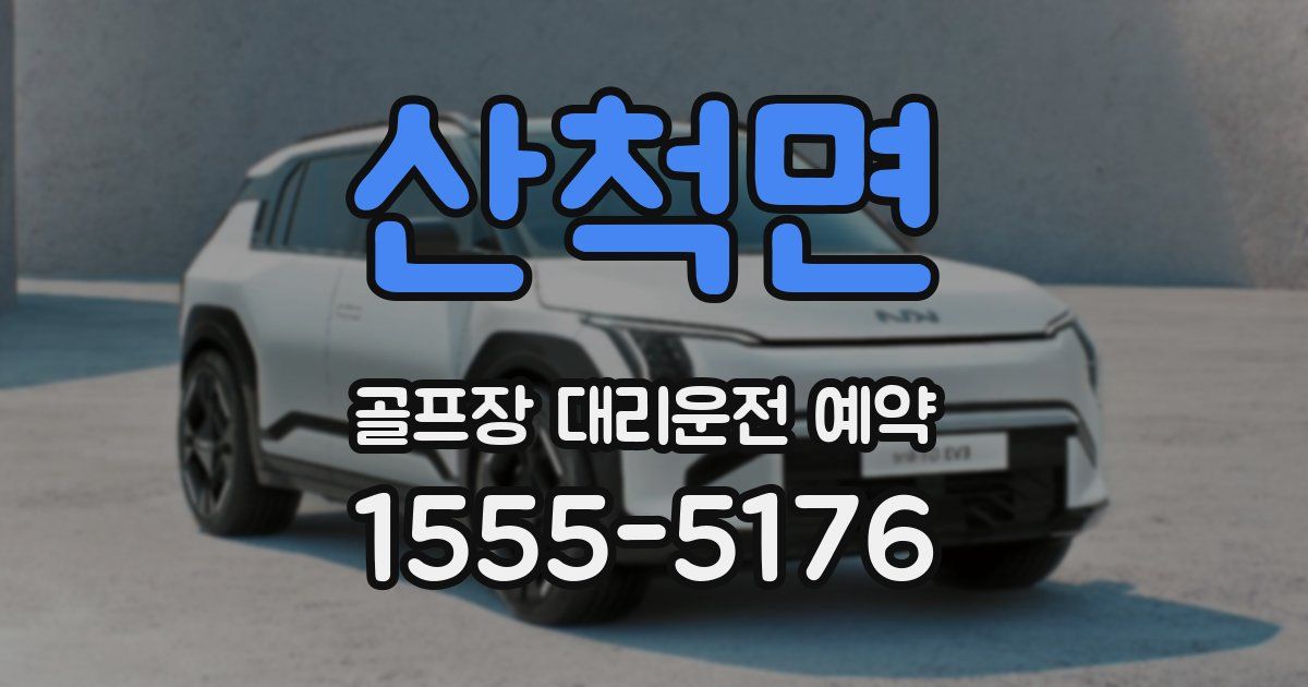 산척면 골프장 대리운전 예약