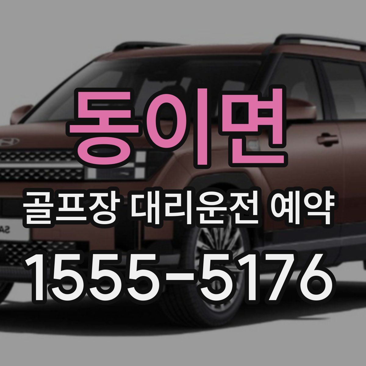 동이면 골프장 대리운전 예약