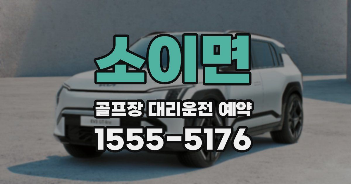 소이면 골프장 대리운전 예약