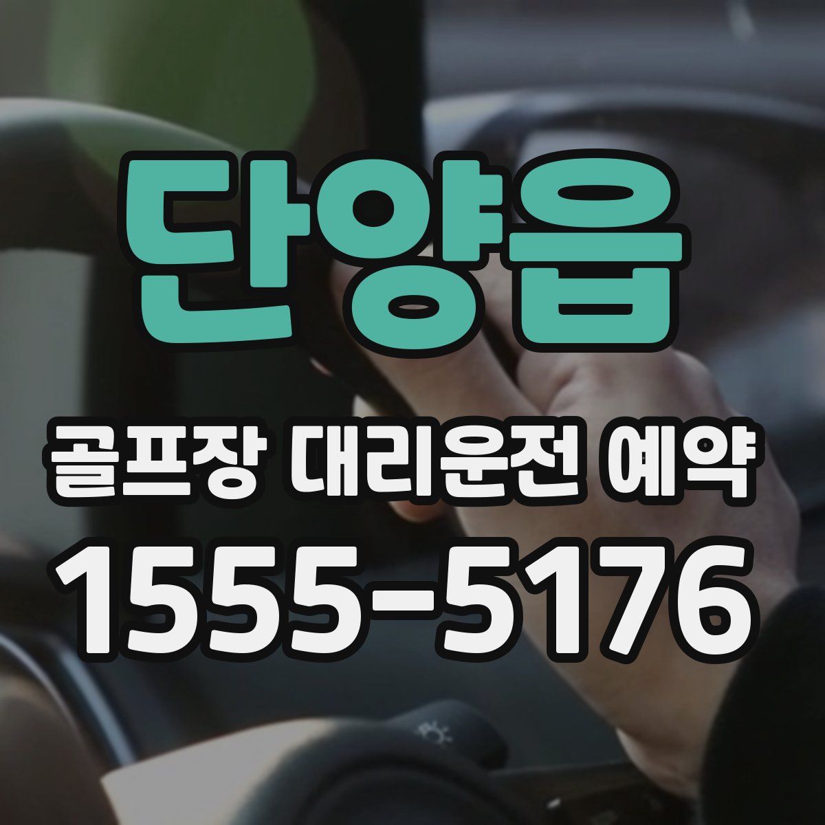 단양읍 골프장 대리운전 예약