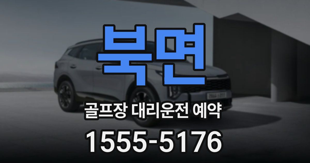 북면 골프장 대리운전 예약