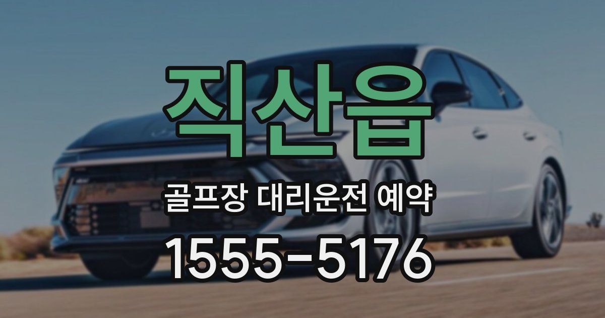 직산읍 골프장 대리운전 예약