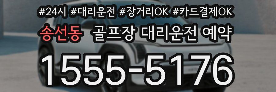 송선동 골프장 대리운전 예약