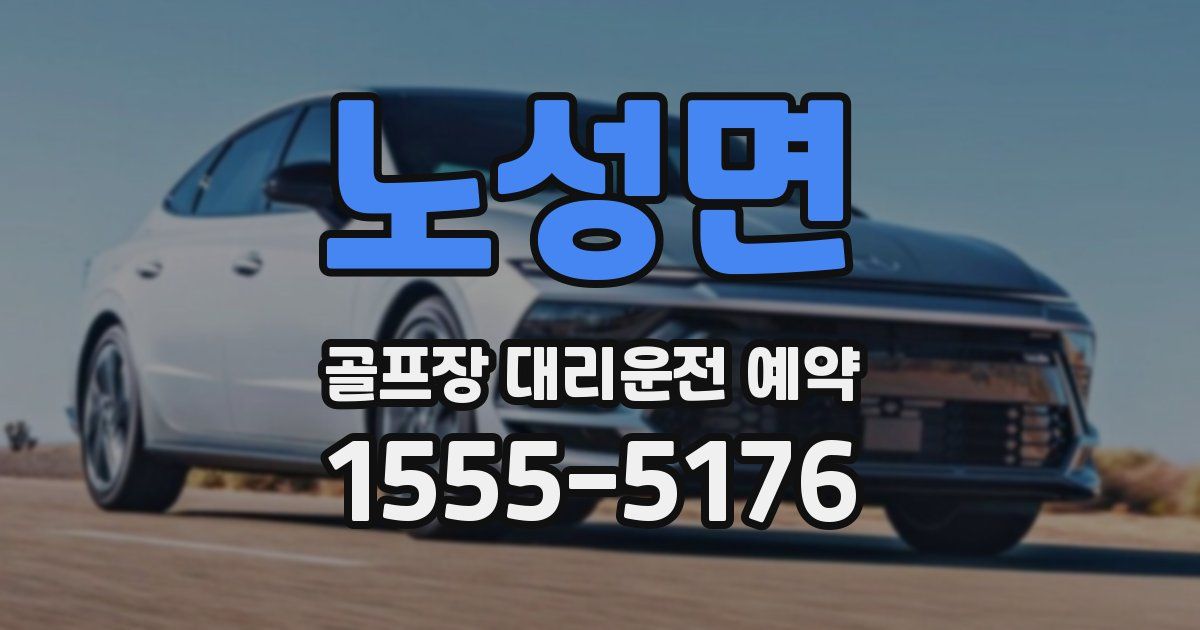 노성면 골프장 대리운전 예약