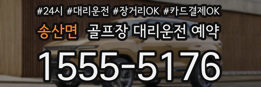 송산면 골프장 대리운전 예약
