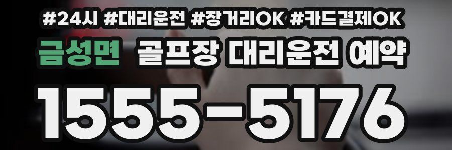 금성면 골프장 대리운전 예약