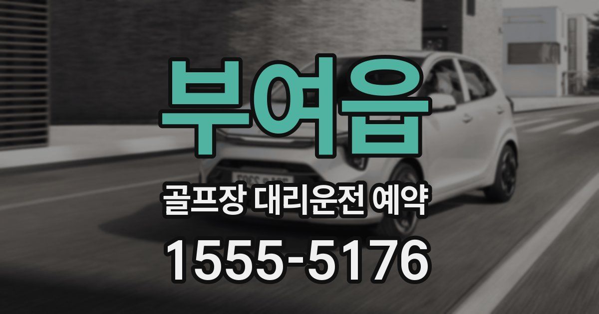 부여읍 골프장 대리운전 예약
