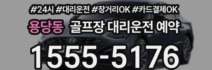 용당동 골프장 대리운전 예약