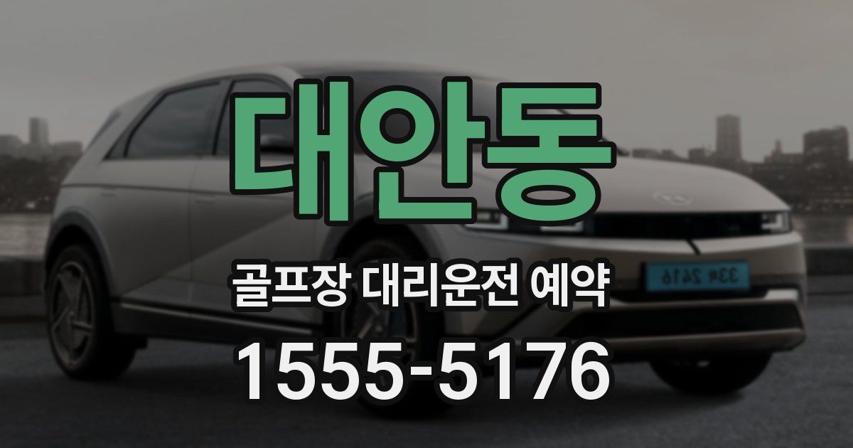 대안동 골프장 대리운전 예약