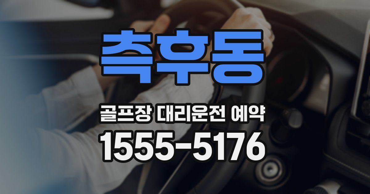 측후동 골프장 대리운전 예약