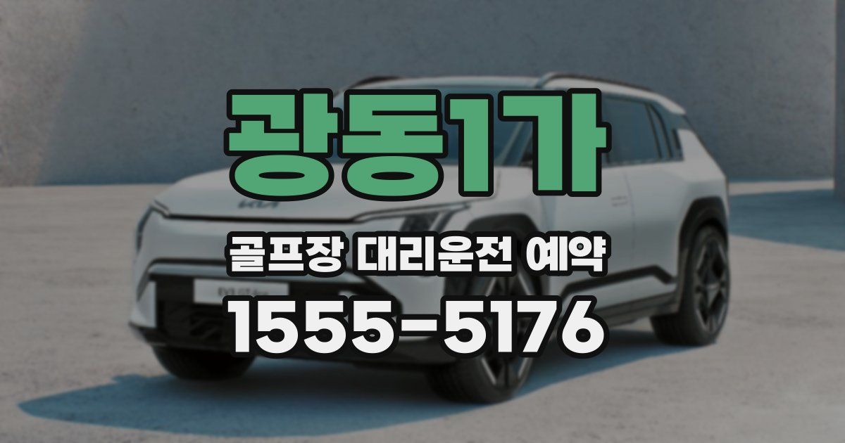 광동1가 골프장 대리운전 예약