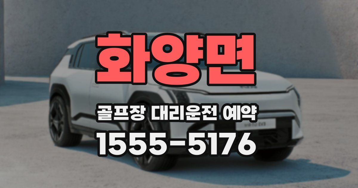 화양면 골프장 대리운전 예약