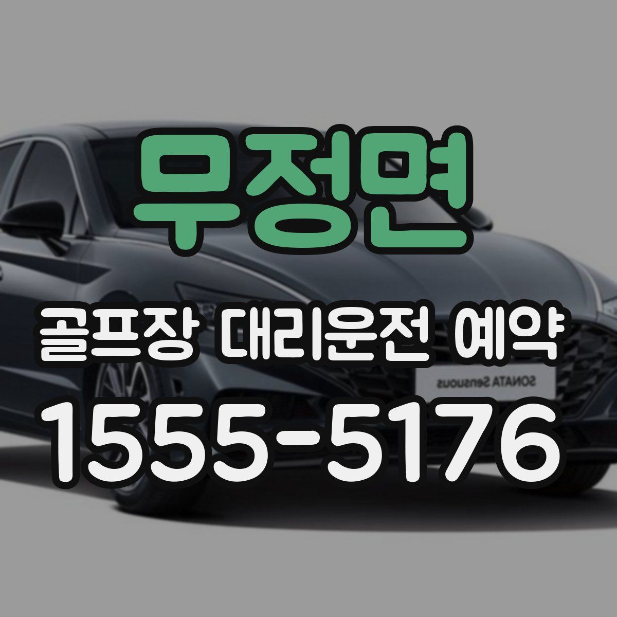 무정면 골프장 대리운전 예약