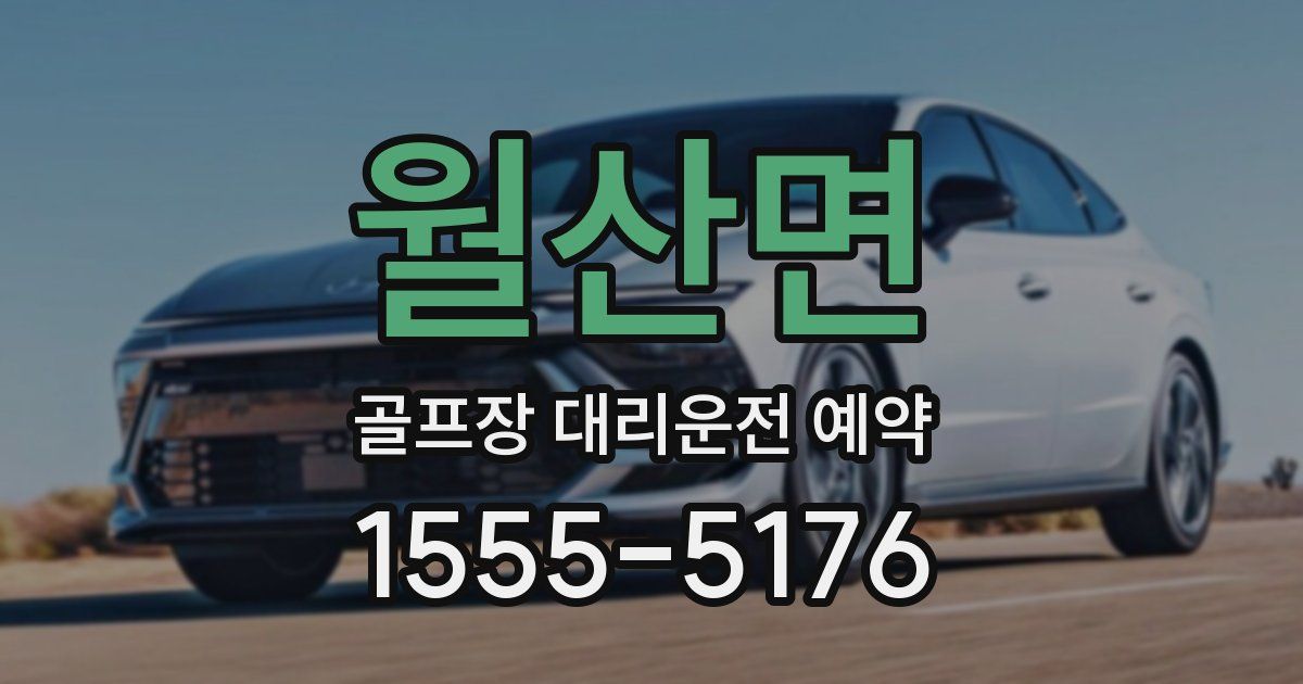 월산면 골프장 대리운전 예약