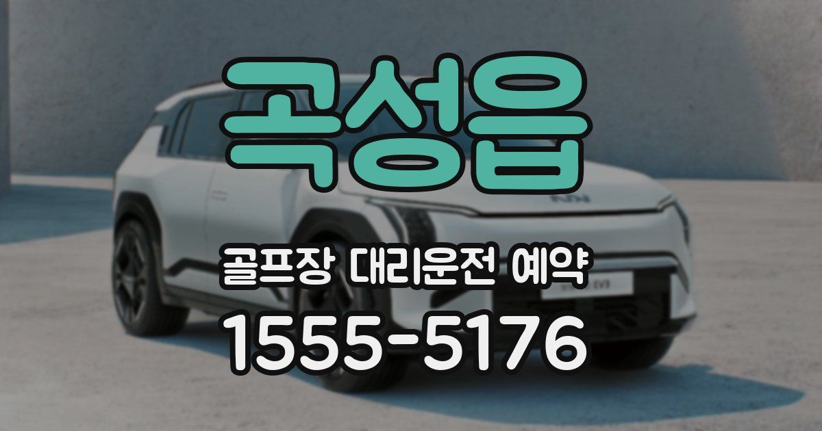 곡성읍 골프장 대리운전 예약