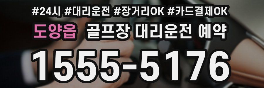 도양읍 골프장 대리운전 예약