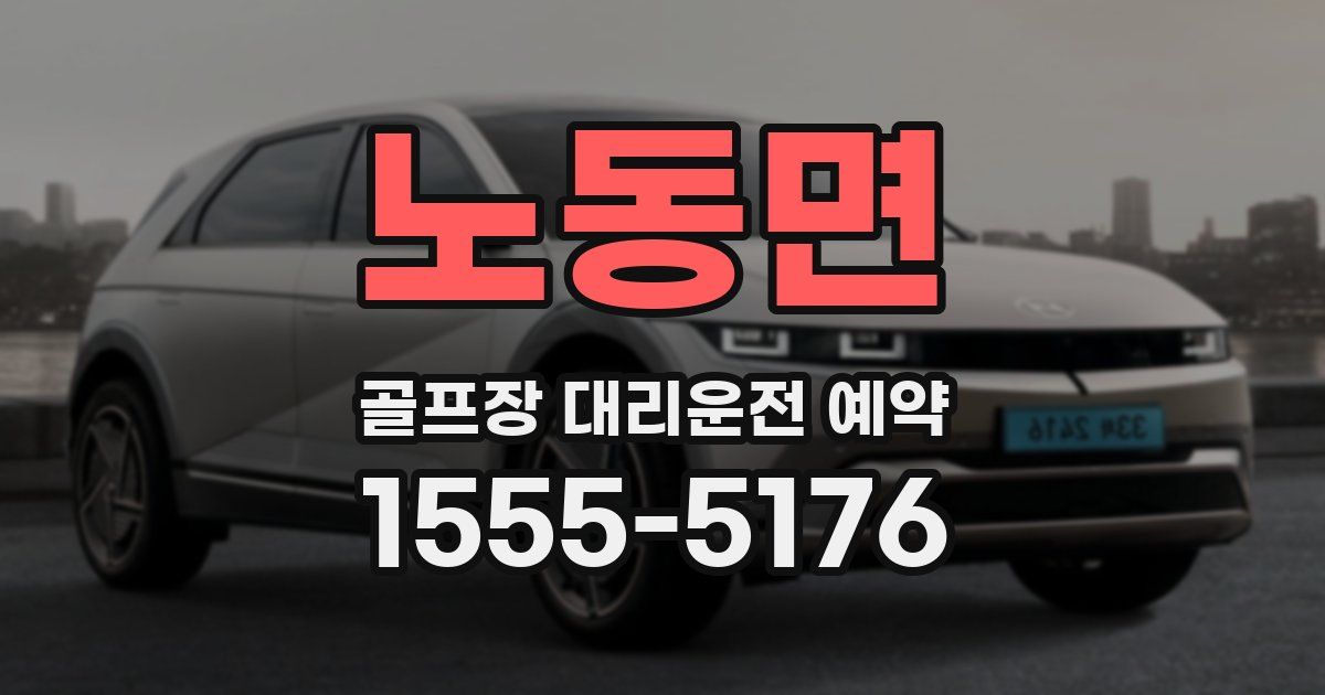 노동면 골프장 대리운전 예약