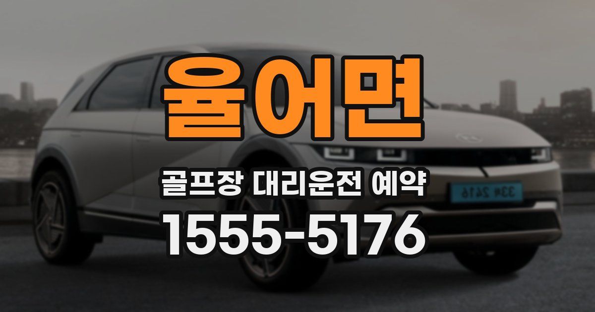 율어면 골프장 대리운전 예약