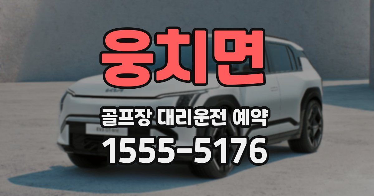 웅치면 골프장 대리운전 예약