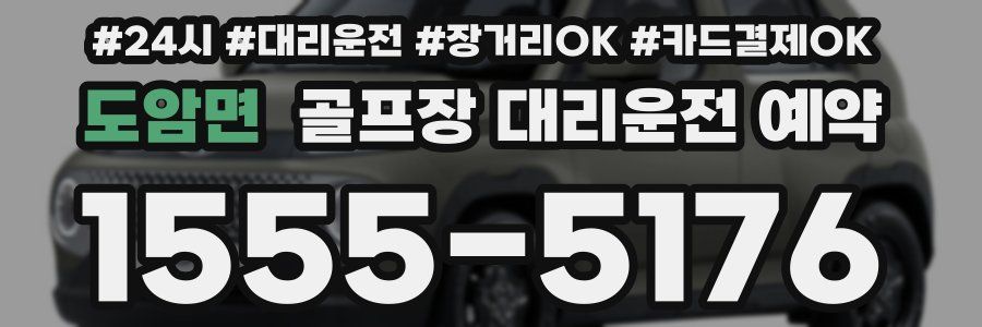 도암면 골프장 대리운전 예약