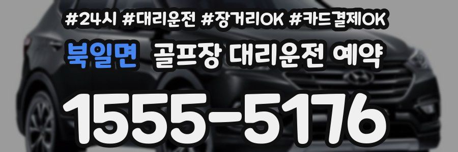 북일면 골프장 대리운전 예약