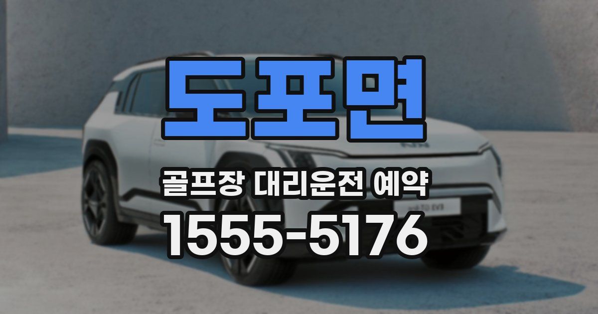 도포면 골프장 대리운전 예약