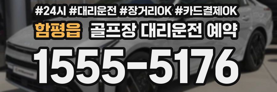 함평읍 골프장 대리운전 예약