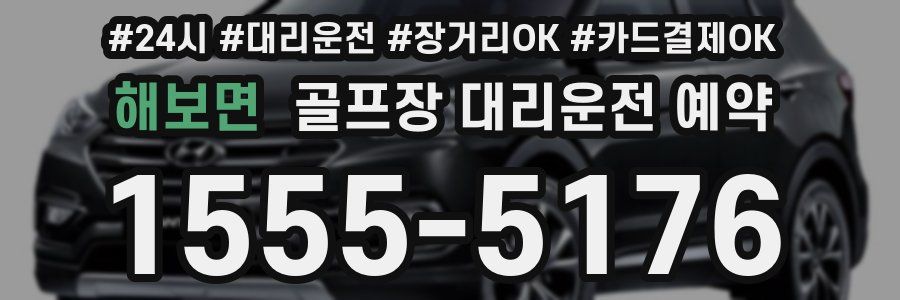 해보면 골프장 대리운전 예약