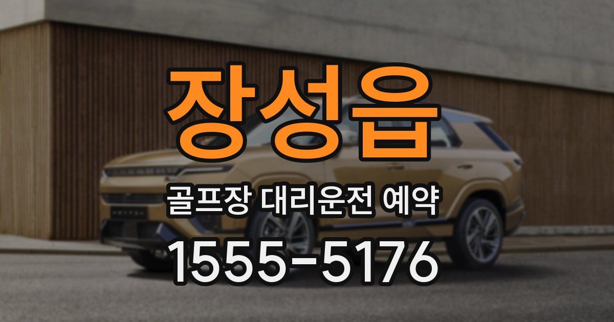 장성읍 골프장 대리운전 예약