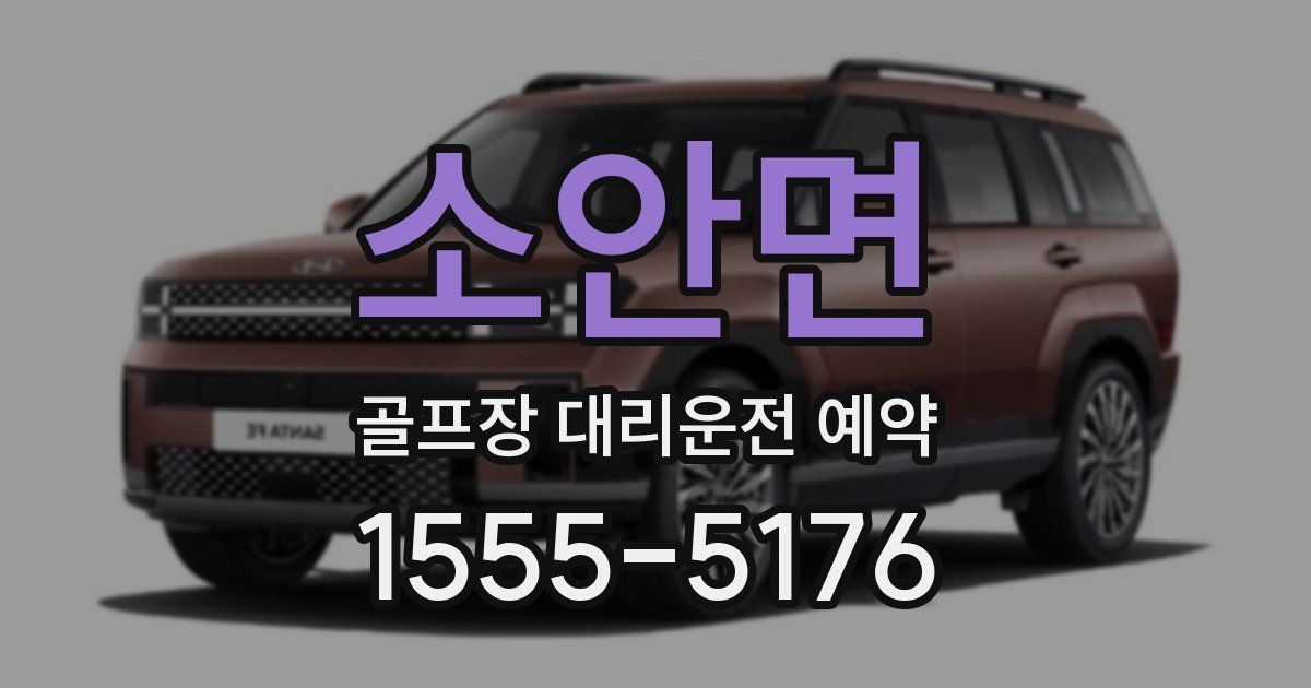 소안면 골프장 대리운전 예약