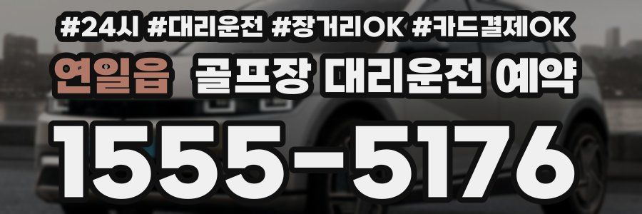 연일읍 골프장 대리운전 예약