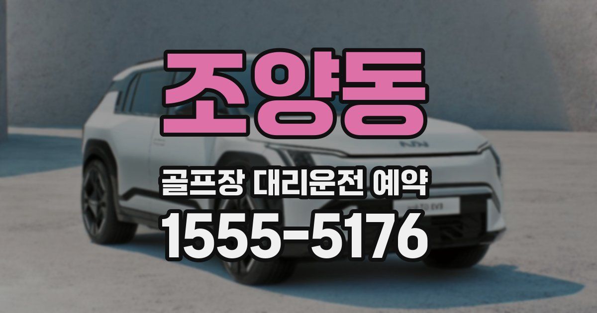 조양동 골프장 대리운전 예약