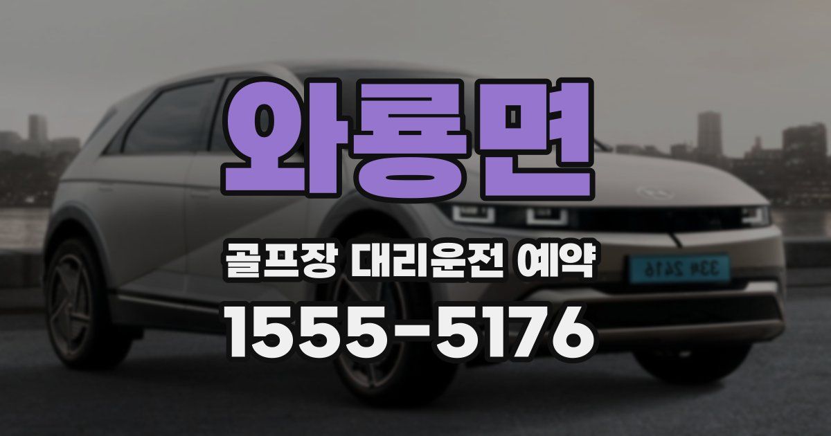 와룡면 골프장 대리운전 예약